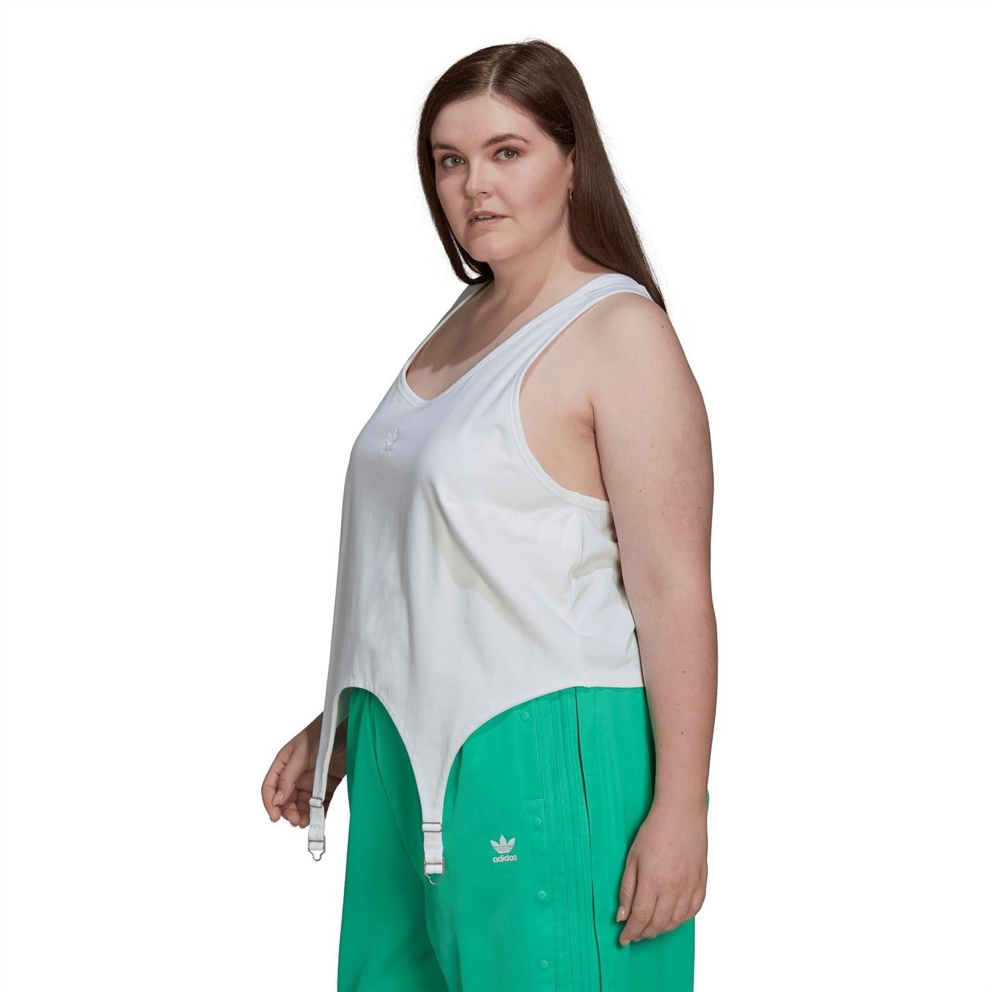 adidas Originals Cropped Scoop Neck Relaxed Fit Tank