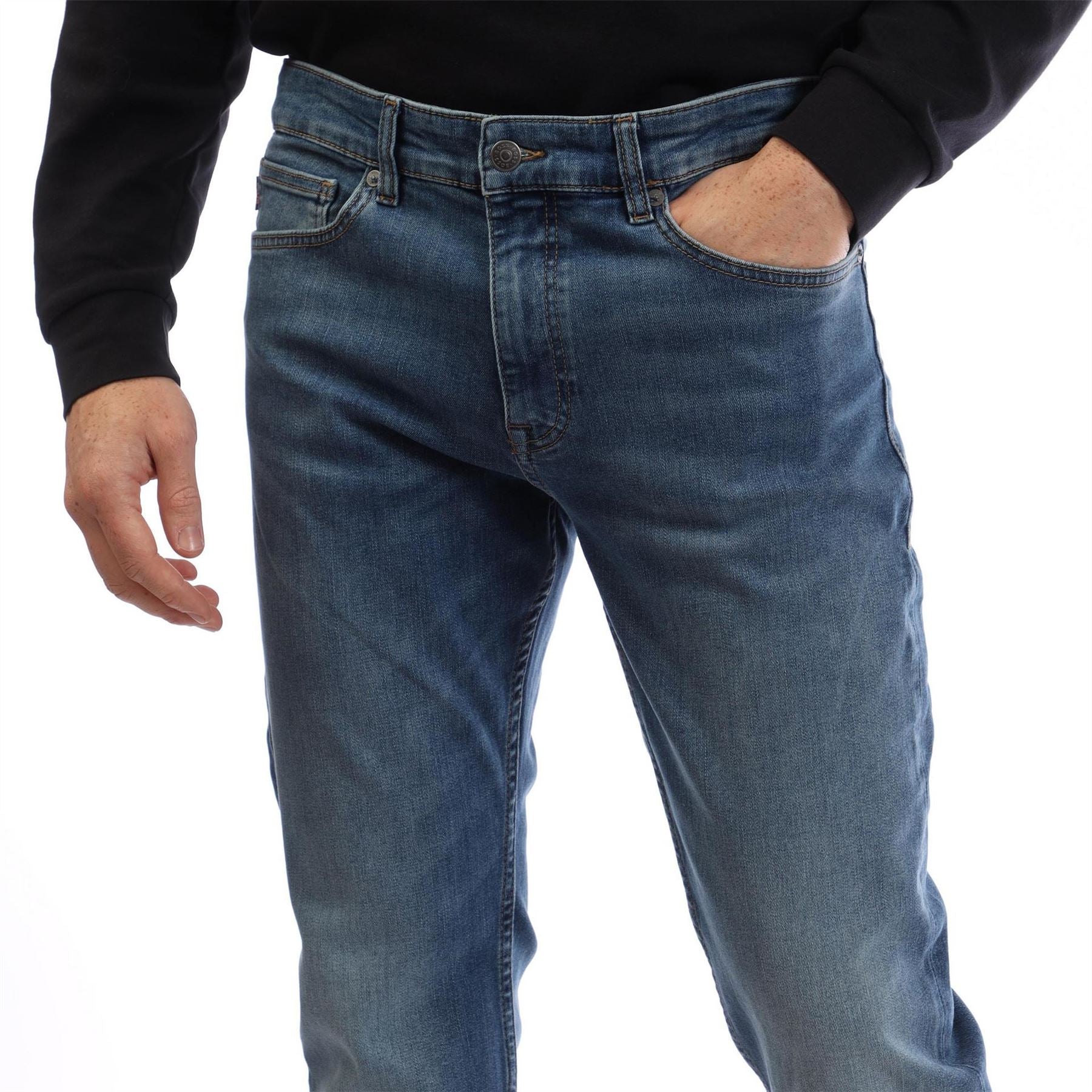 Boss Mens Delaware Bo 10263424 03 Slim Fit Jeans
