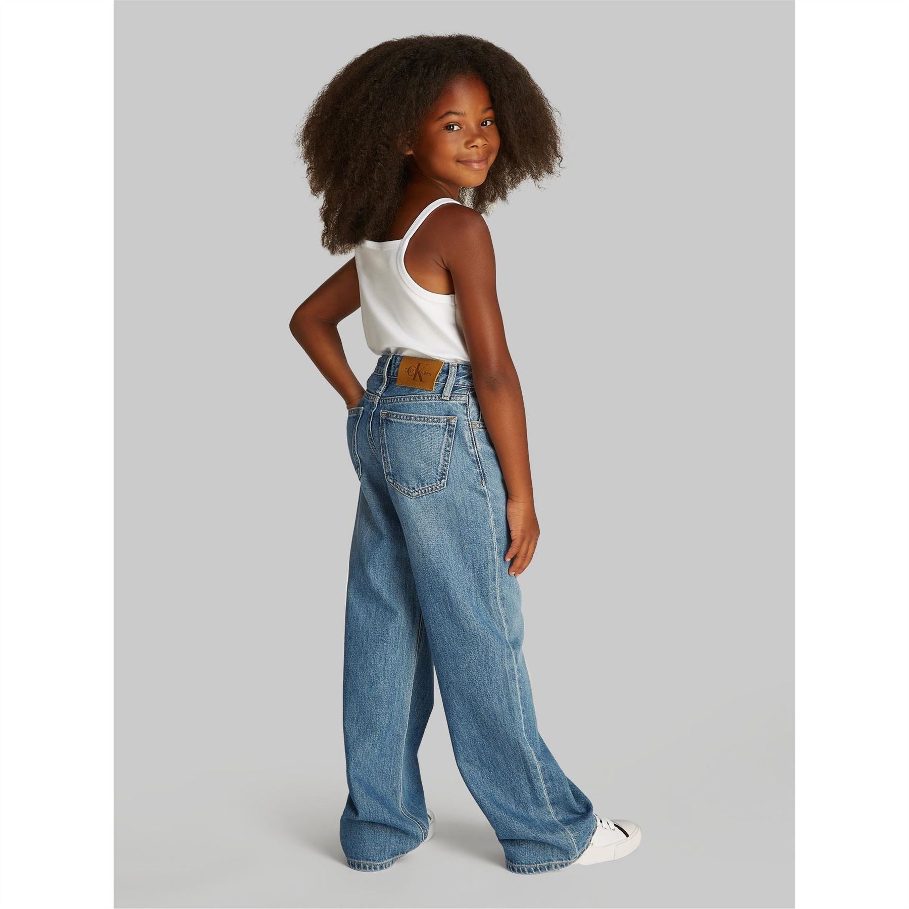 Calvin Klein Jeans Leg Relaxed Lw Soft Blue
