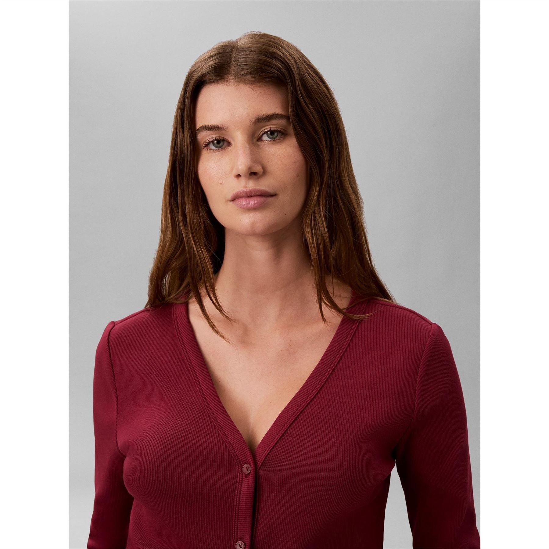 Calvin Klein Jeans V-Neck Long Sleeve Regular Fit Sweater