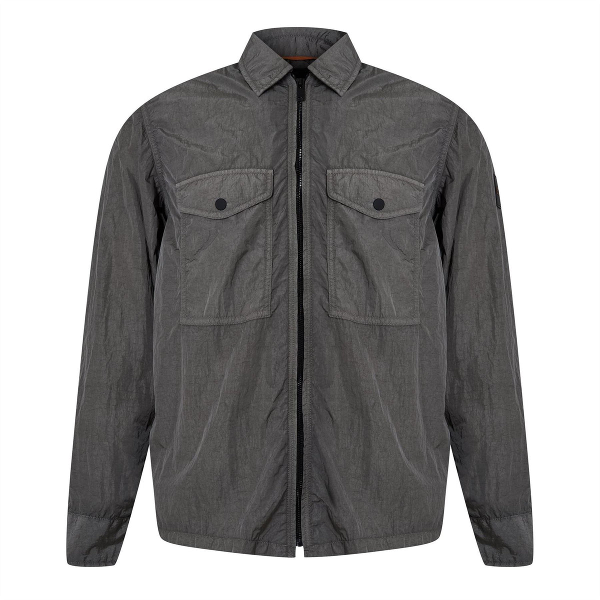 Boss  Orange Zip Long Sleeve Overshirt