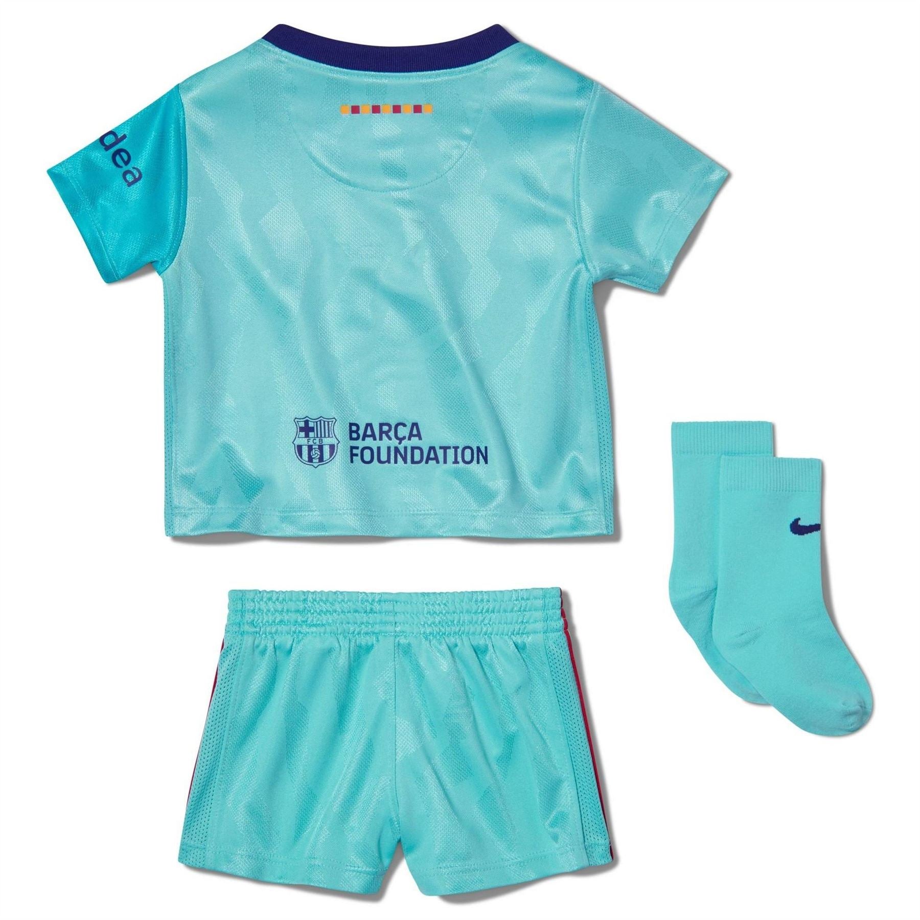 Nike Fc Barcelona Third 23 24 Jersey, Shorts And Socks Mini Kit