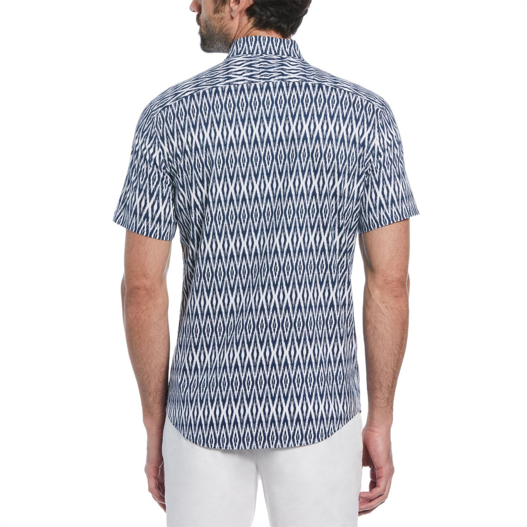 Original Penguin All Over Diamond Print Short Sleeve Shirt
