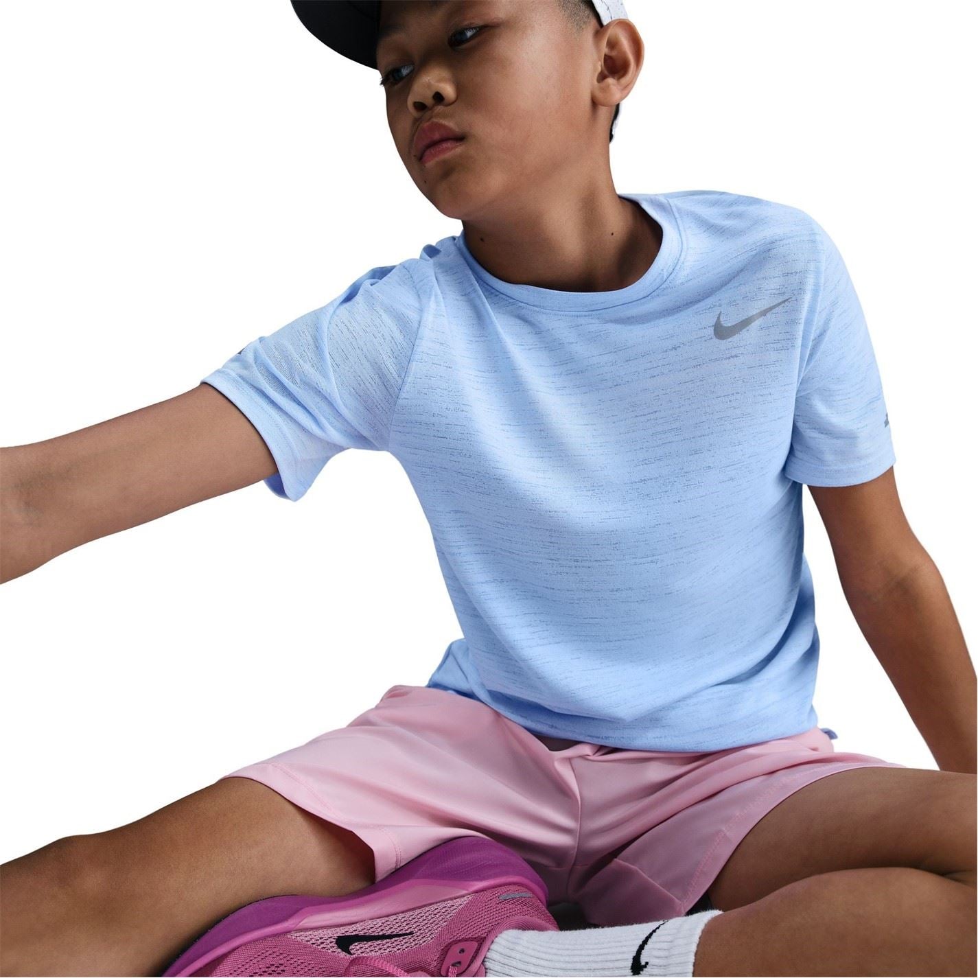 Nike Dri Fit Miler Big Kids (boys) Training Top