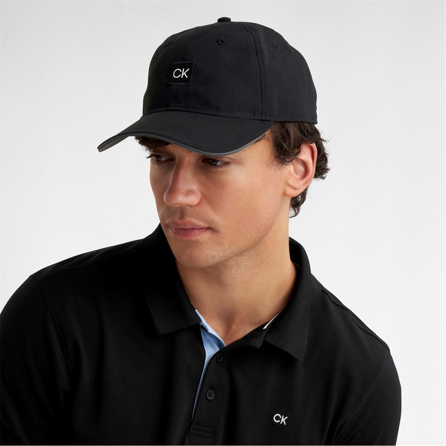 Calvin Klein Golf Curved Brim Adjustable Dad Cap