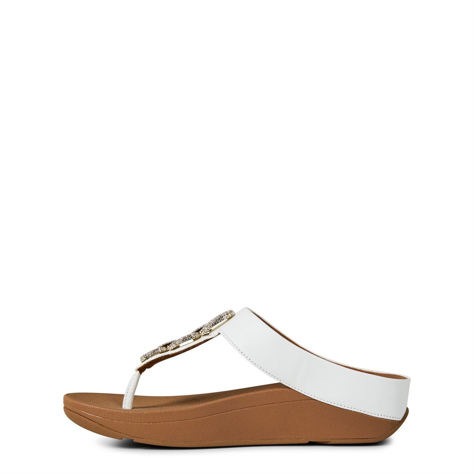 Fitflop Thong Low Heel Wedge Flip Flops