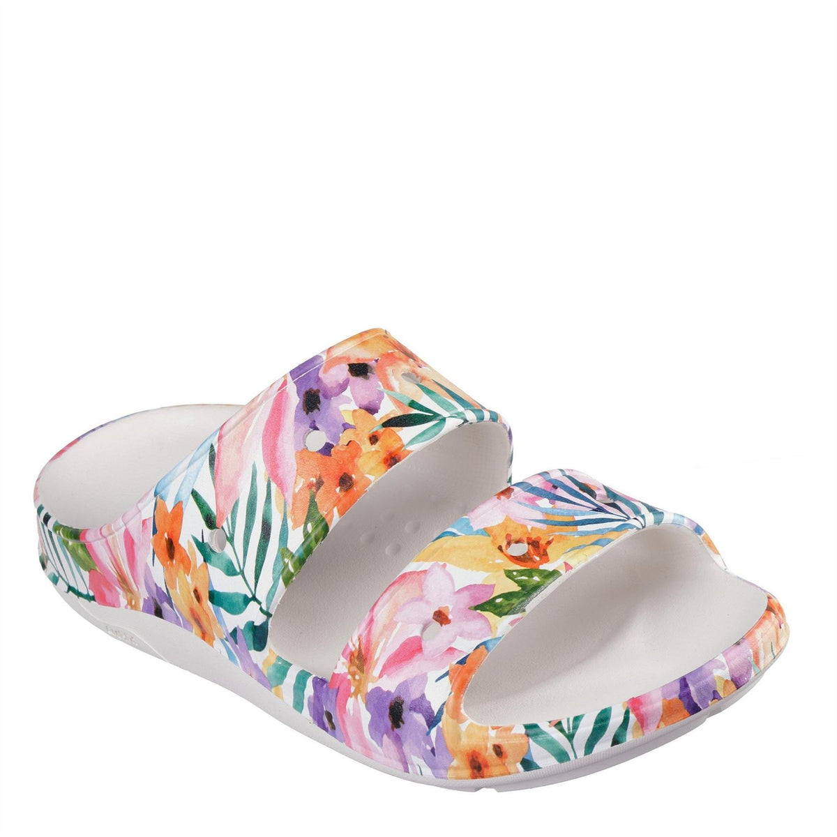 Skechers Archfitwave Closed Toe Leaf Print Shuv Sandals