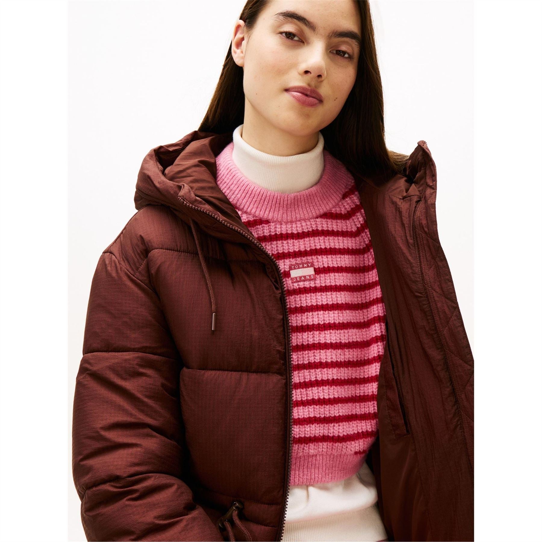 Tommy Jeans Shorts Hooded Puffer Jacket