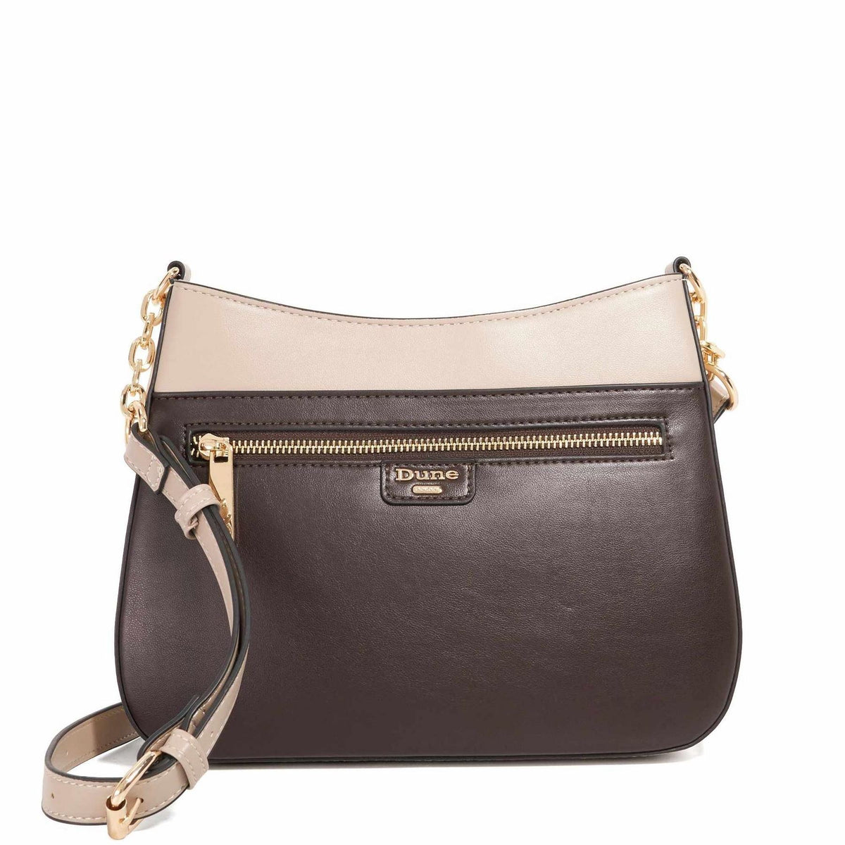 Dune London Crossbody Color Block Handbag with Detachable Strap