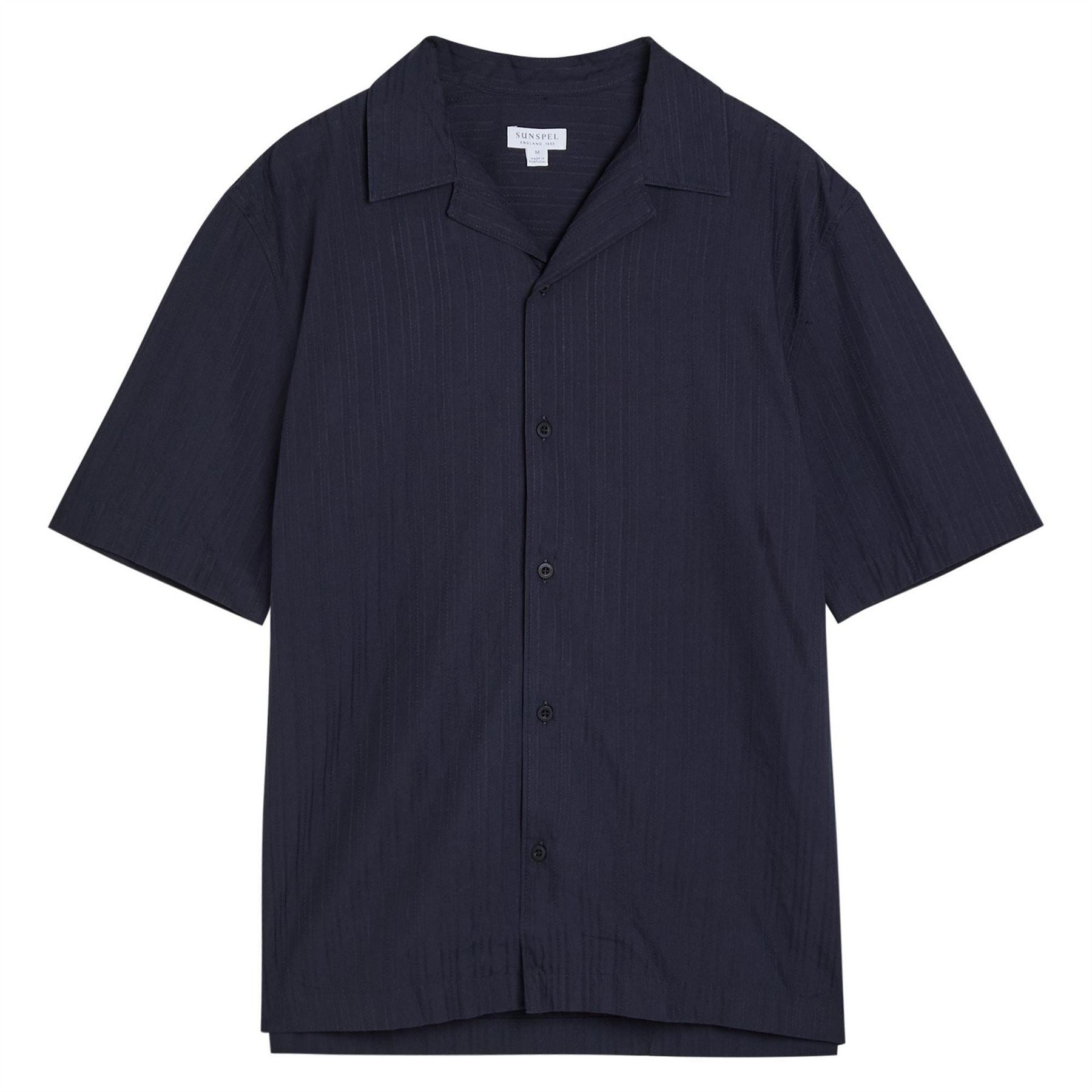 Sunspel Camp Clr Ss Shirt