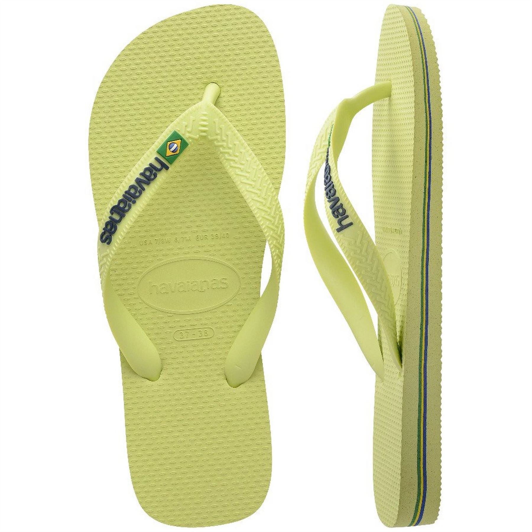 Havaianas Brasil Logo Flip Flops