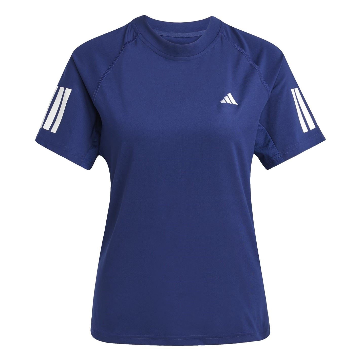 adidas Womens Club 3 Stripes Tennis Climacool T-Shirt