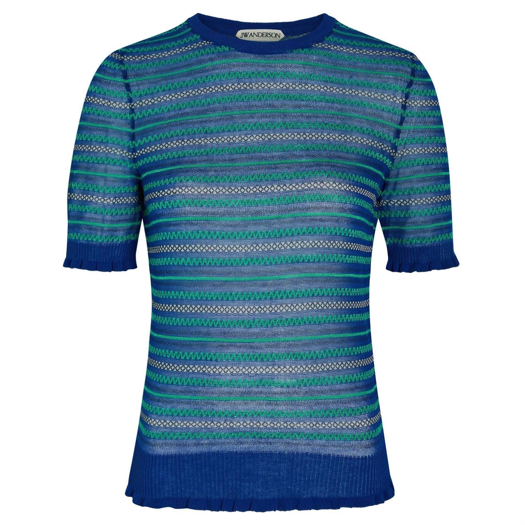 JW Anderson S Sheer Fairisle Top
