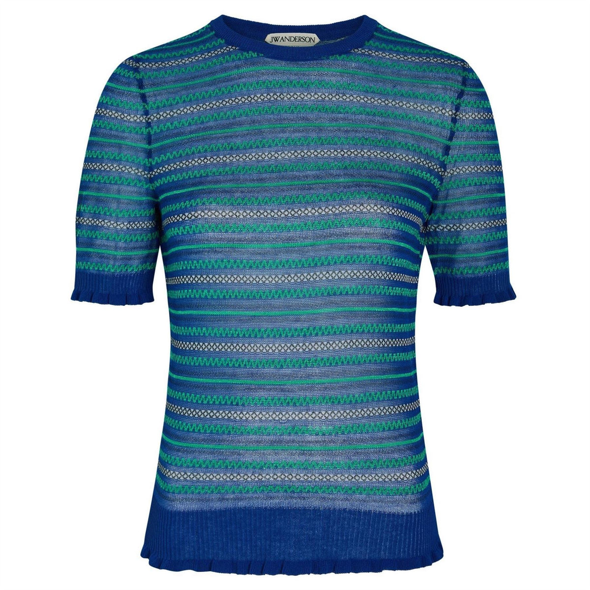 JW Anderson S Sheer Fairisle Top
