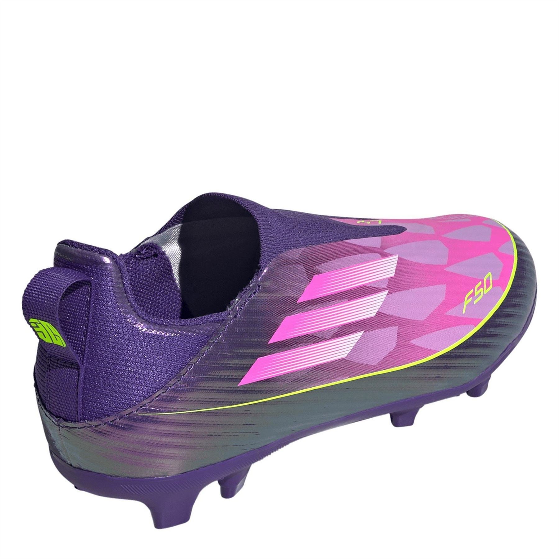 adidas F50 Academy Laceless Juniors Firm Ground Football Boots