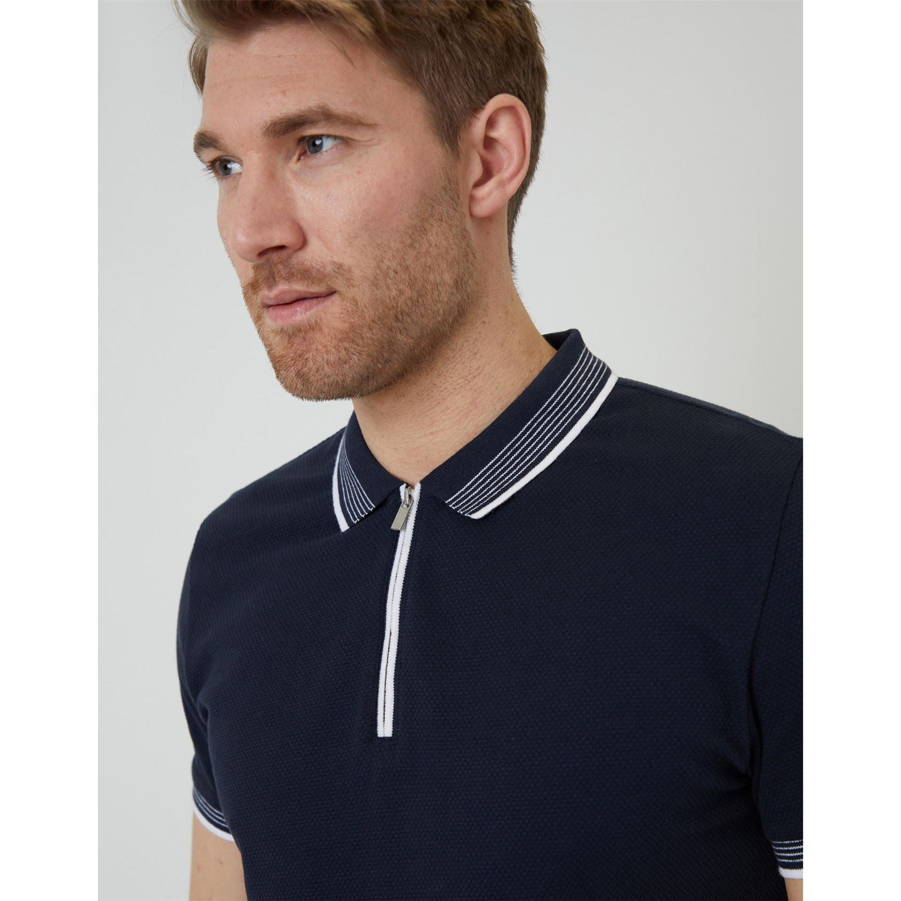 Threadbare Polo Honey Regular Fit Short Sleeve Shirt