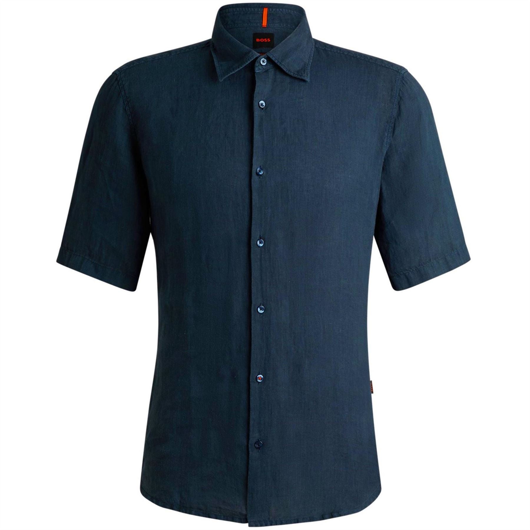 Boss Hbo Rash 2 Lin Short Sleeve Relaxed FiT-Shirt