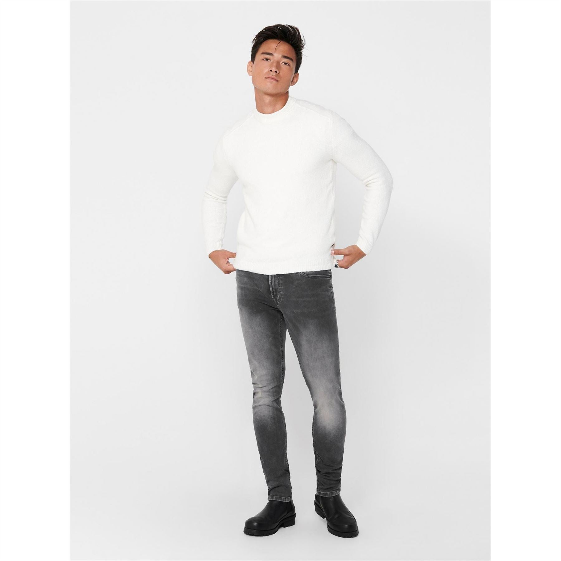 Only and Sons Slim Fit Five Pocket Jeans