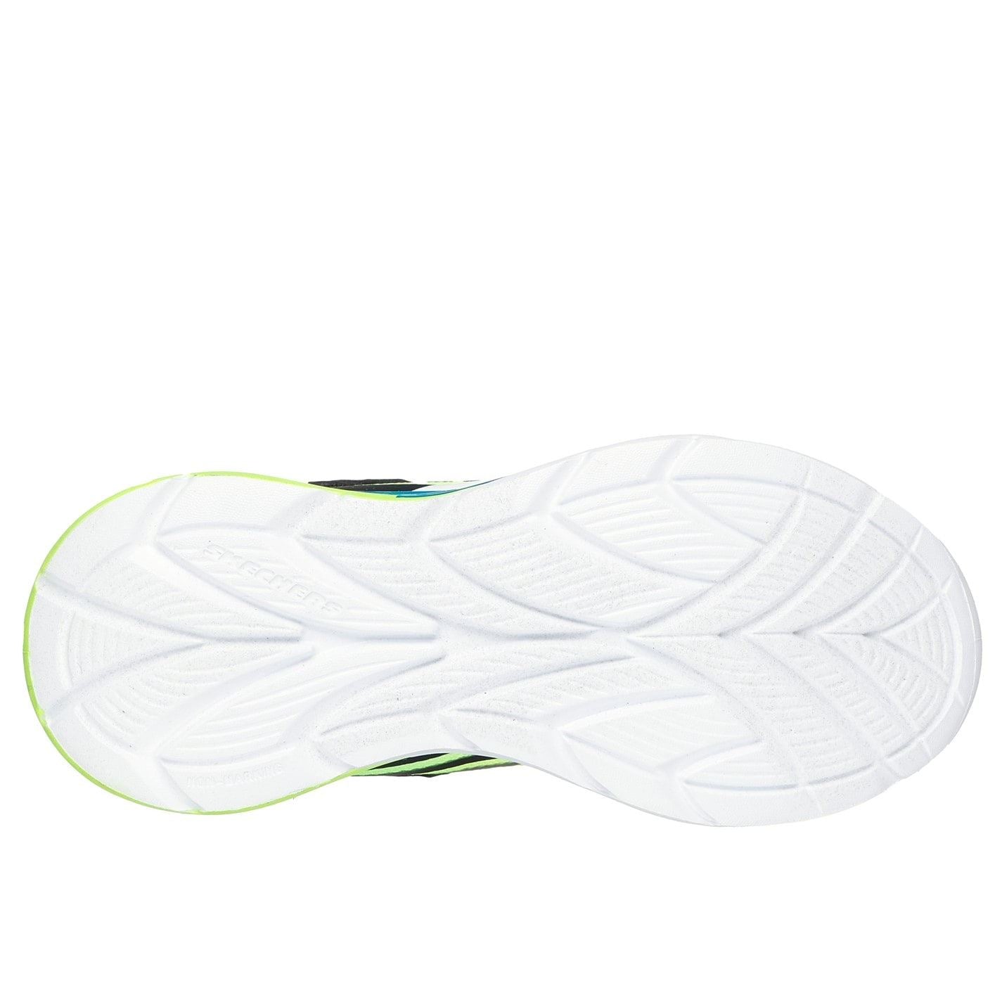 Skechers Lighted Gore  And  Strap Sneaker W Mids Light Up Trainers Boys