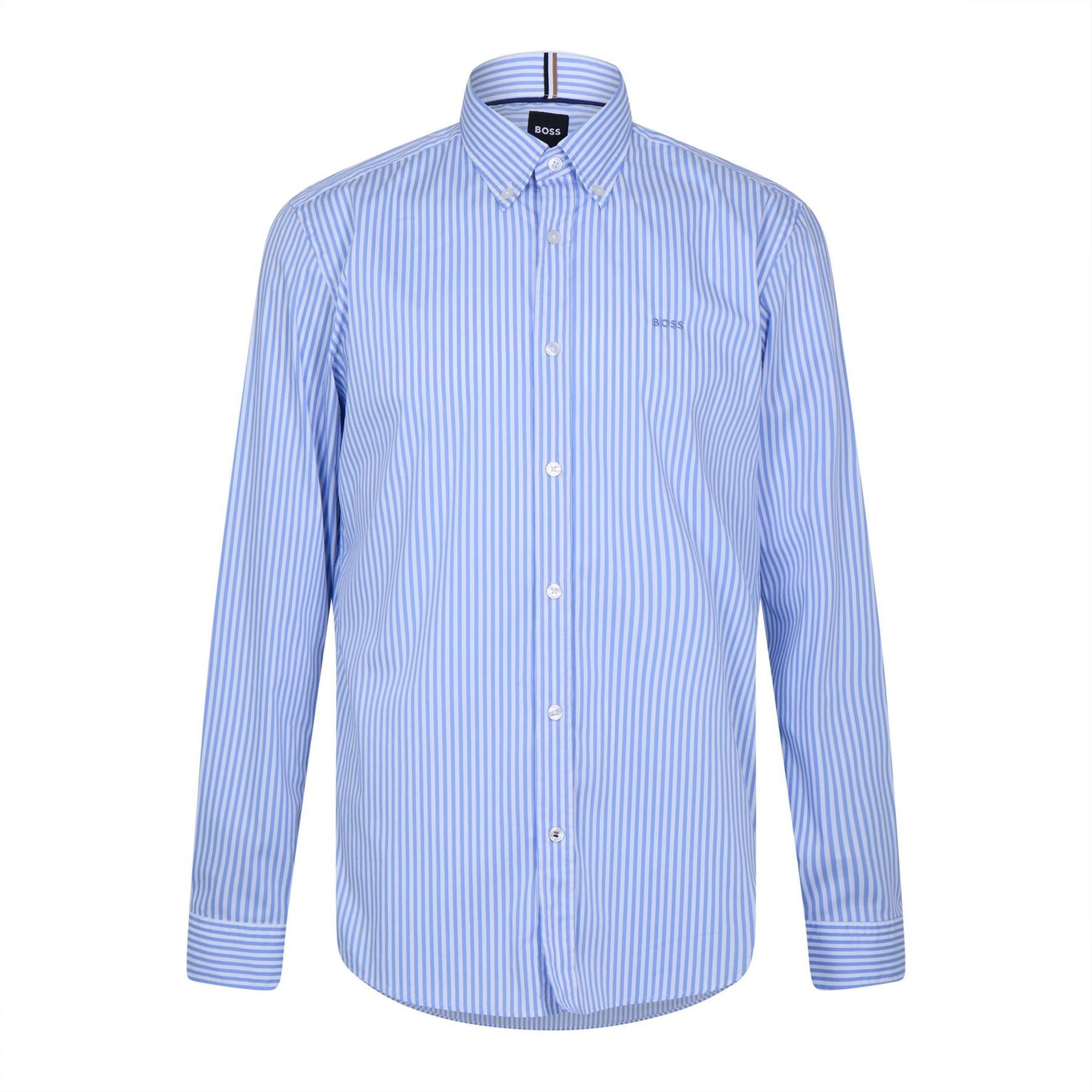 Boss Roan Bd Stripe Patterned Long Sleeve Shirt