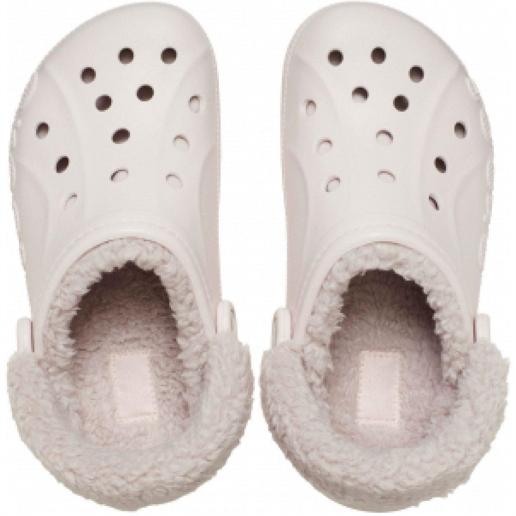 Crocs Fuzz Strap Shuv Closed Toe Clogs