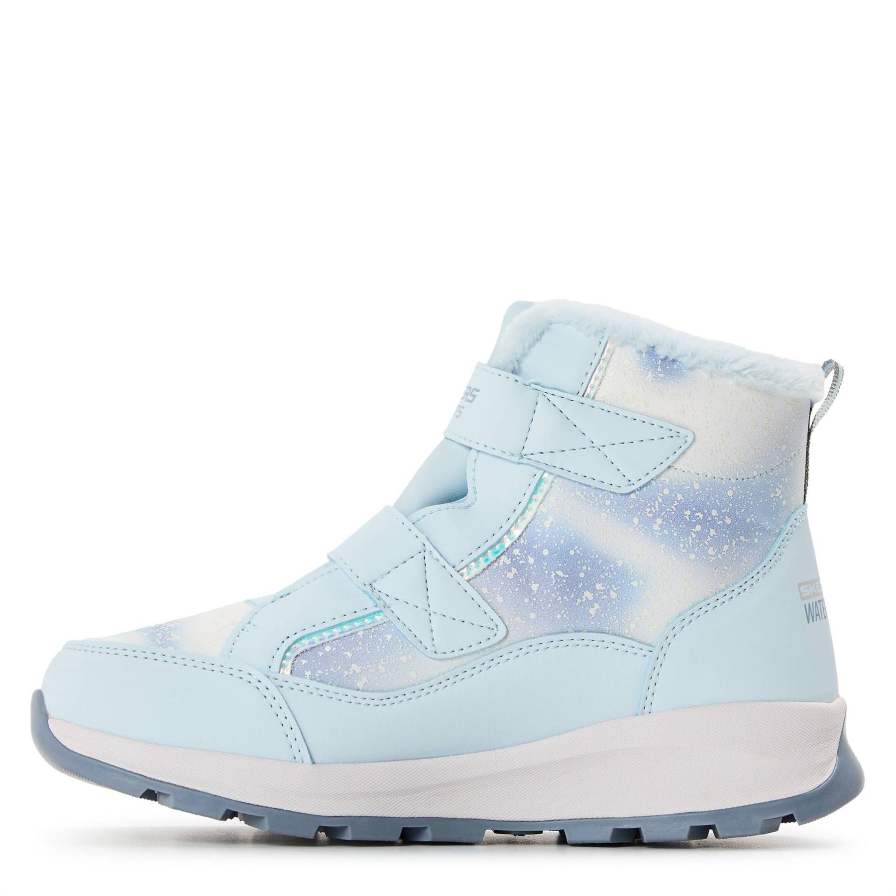 Skechers Strap Lighted Waterproof Mid Walking Shoes Unisex Kids