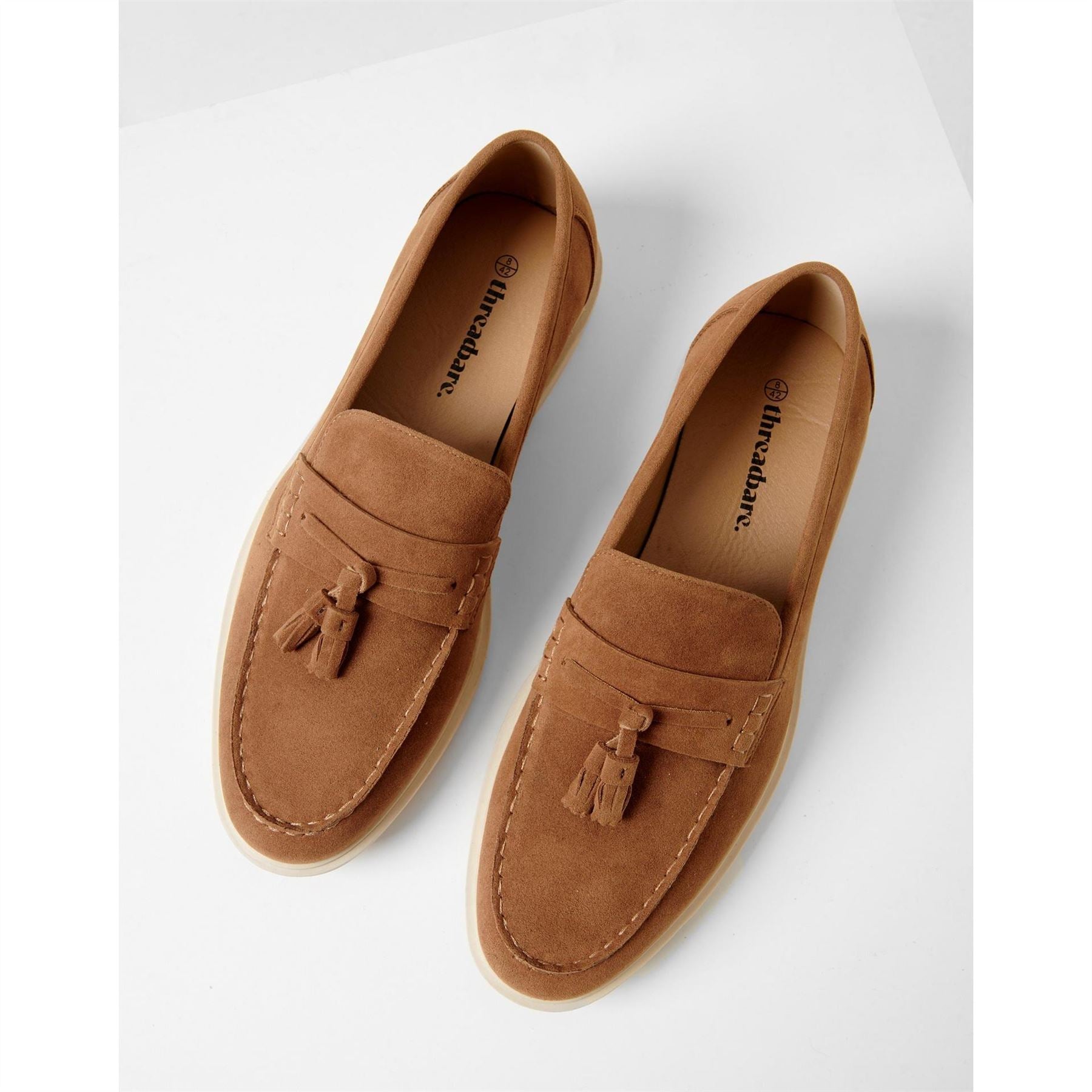 Threadbare Alistair Venetian Loafers with Moc Toe