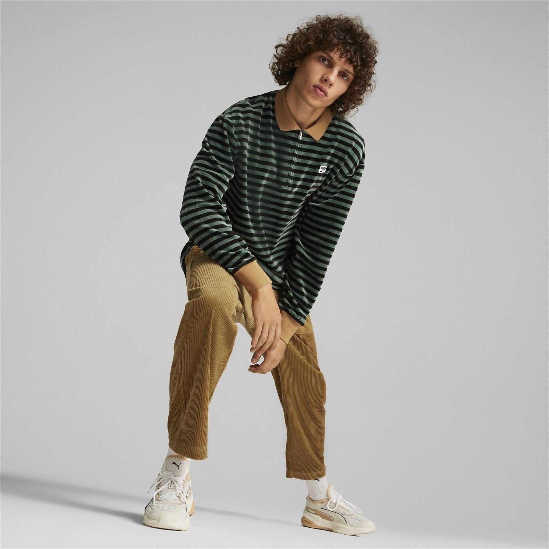 Puma Long Sleeve Polo Shirt