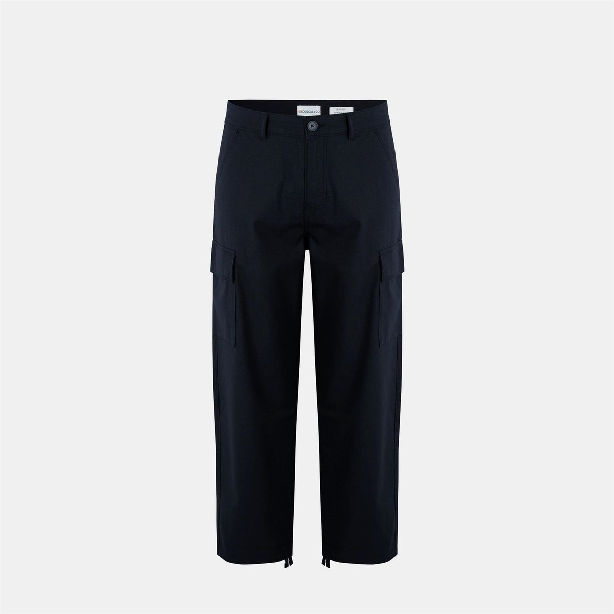 SoulCal Rip Solid Patterned Straight Cargo Trousers
