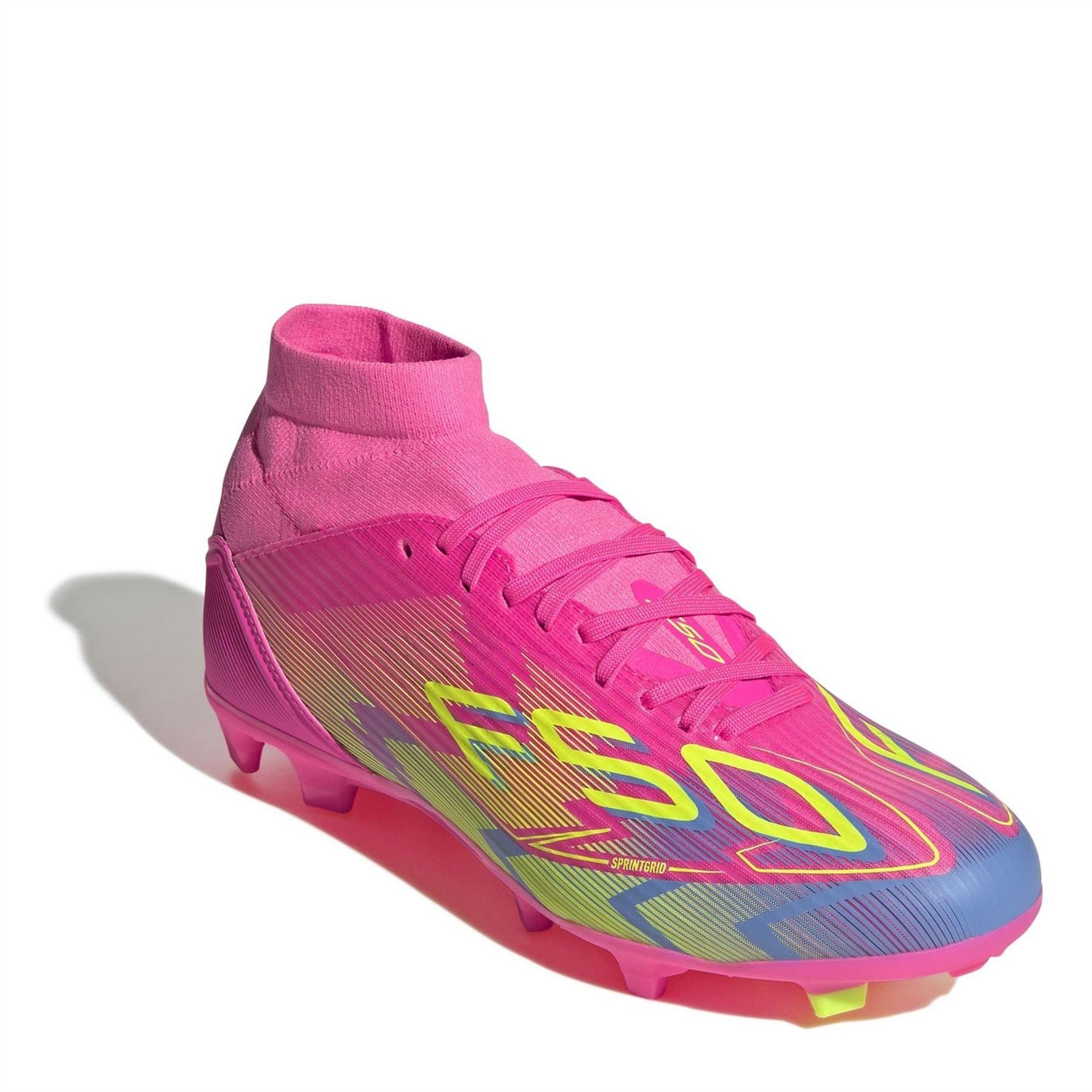 adidas Womens F50 League Mid Cut Firm Ground Football Boots
