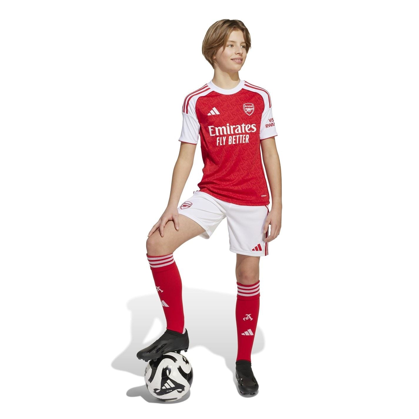 adidas Arsenal Home Shorts 2025 2026 Juniors
