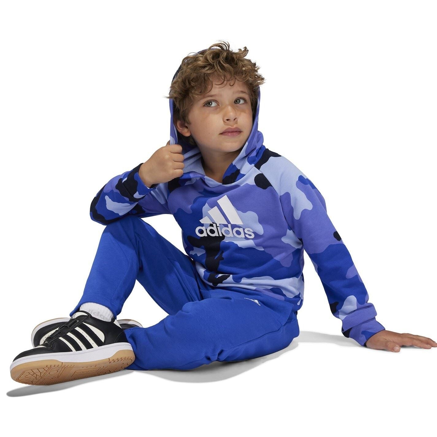 adidas Essentials Allover Print Hoodie Set Kids