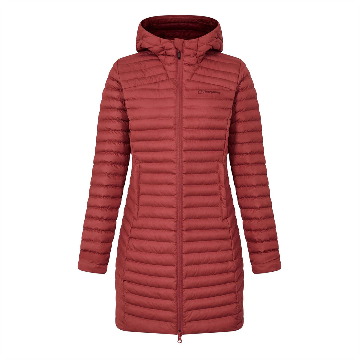 Berghaus Nula Solid Patterned Hooded Puffer Jacket with Woven Cuff
