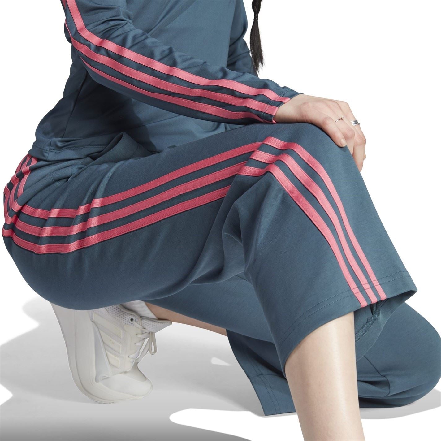 adidas Womens Future Icons 3 Stripes Tracksuit Bottoms