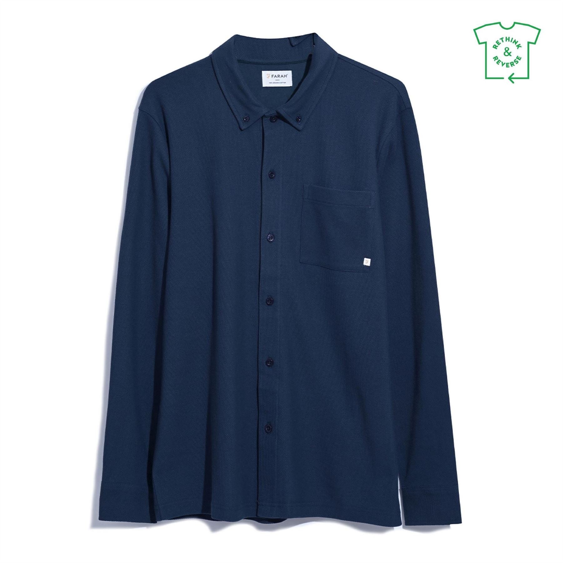 Farah Long Sleeve Regular Fit Shirt