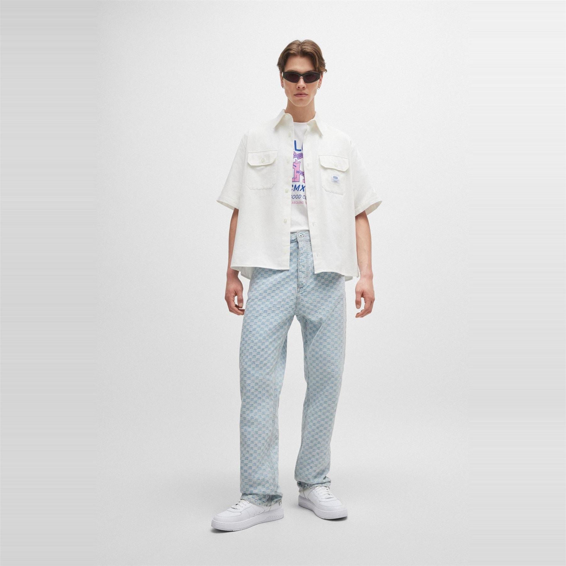 Hugo Crew Neck Regular Fit Short Sleeve Shirt