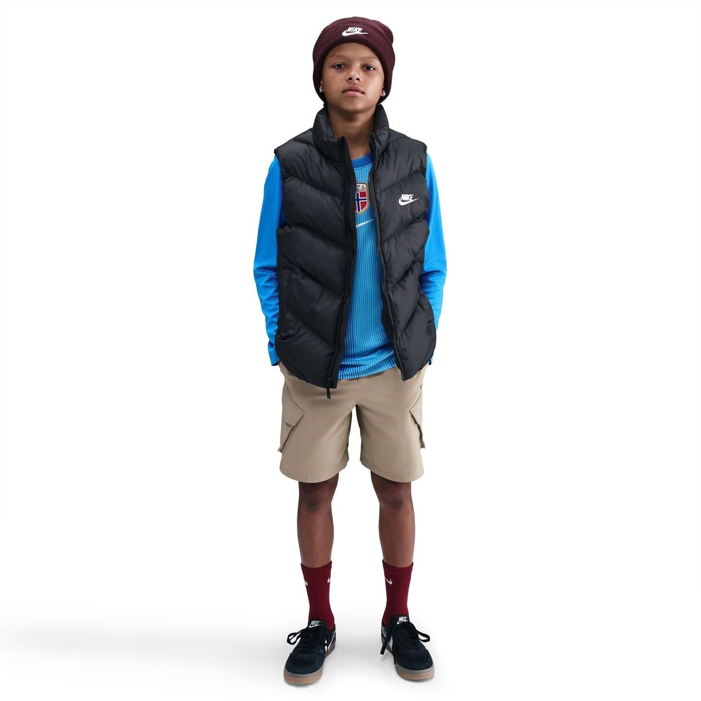 Nike Loose Fit Puffer Vest Juniors