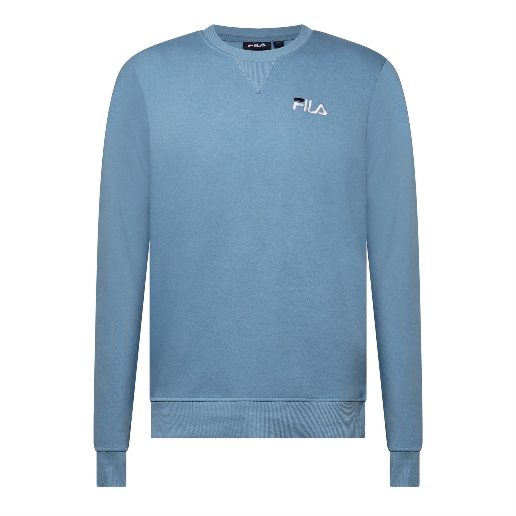 Fila Casper Wordmark Crew Neck Long Sleeve Sweatshirt