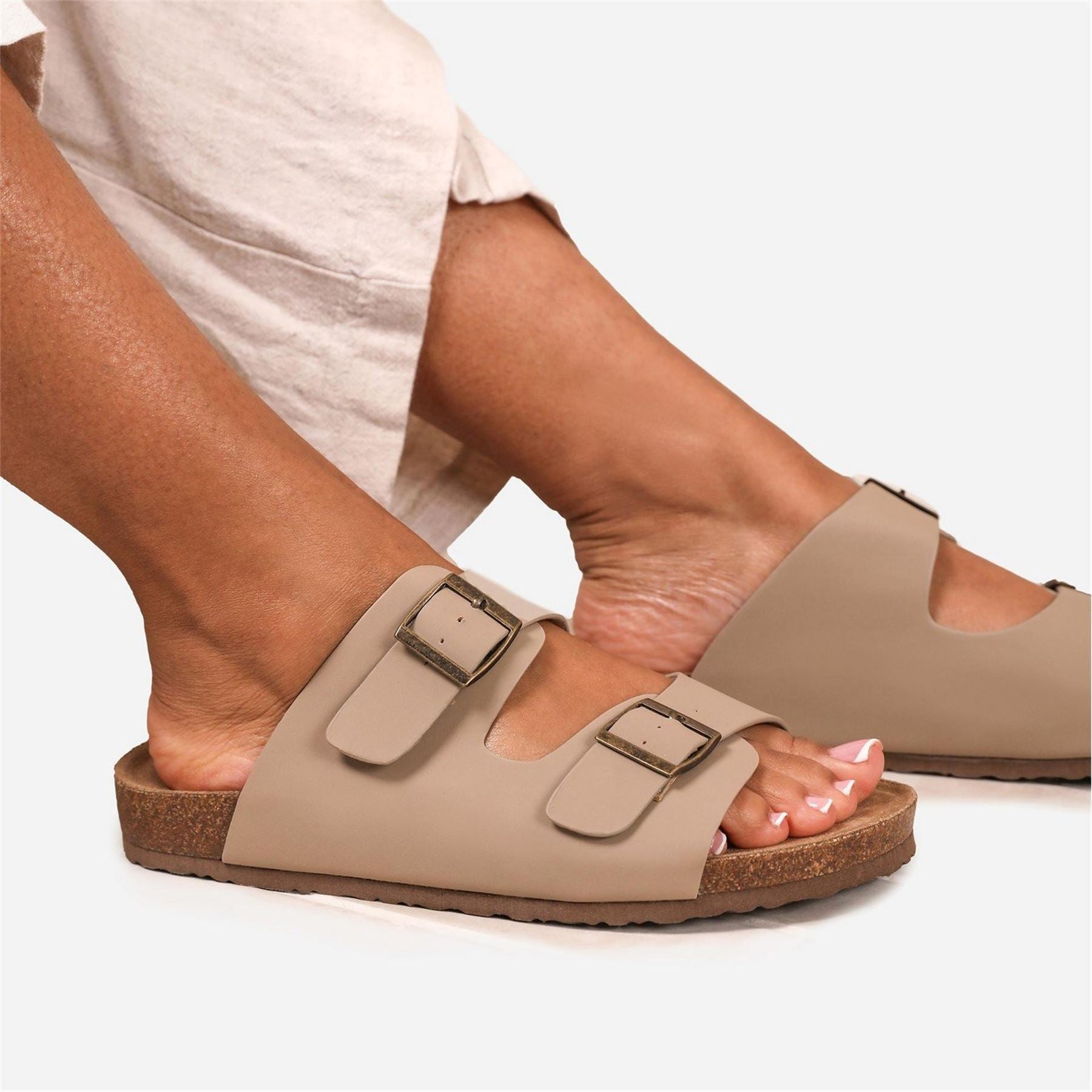 Wheres That From Willow Open Toe Flatform Slide Sandals