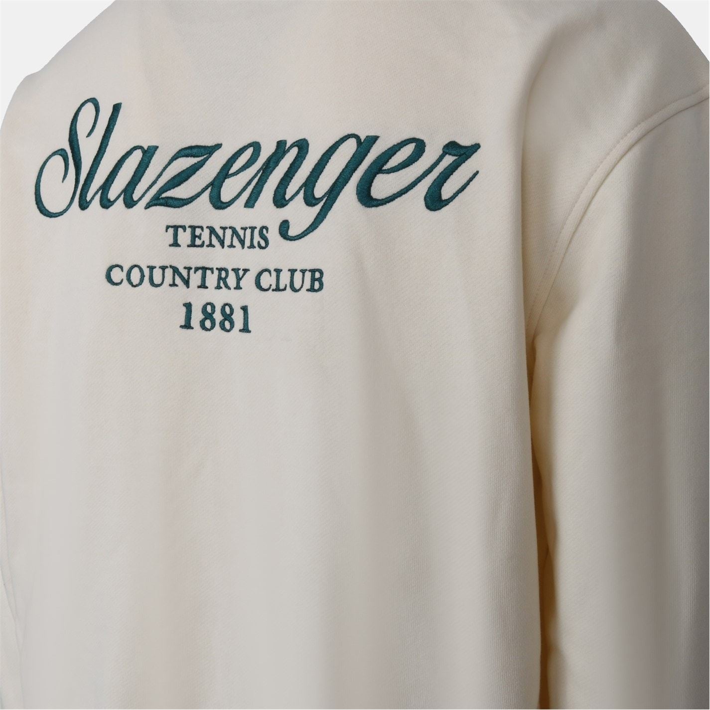 Slazenger Embroidered Hooded Neck Long Sleeve Sweatshirt