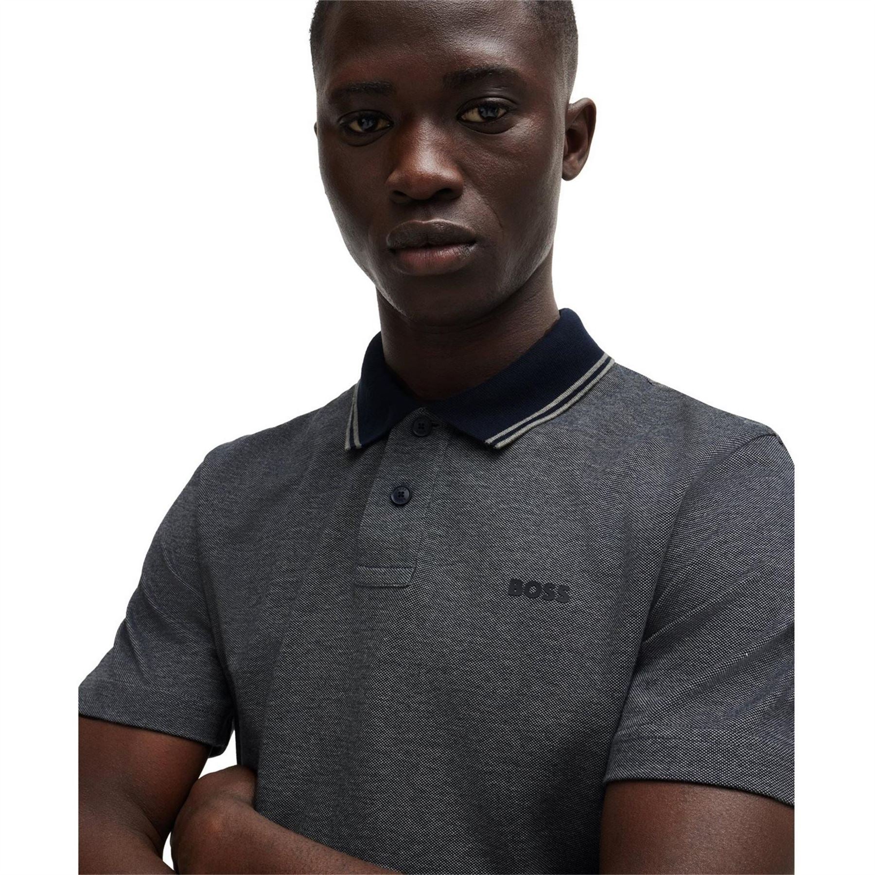 Boss Peoxfordnew Short Sleeve Polo Shirt