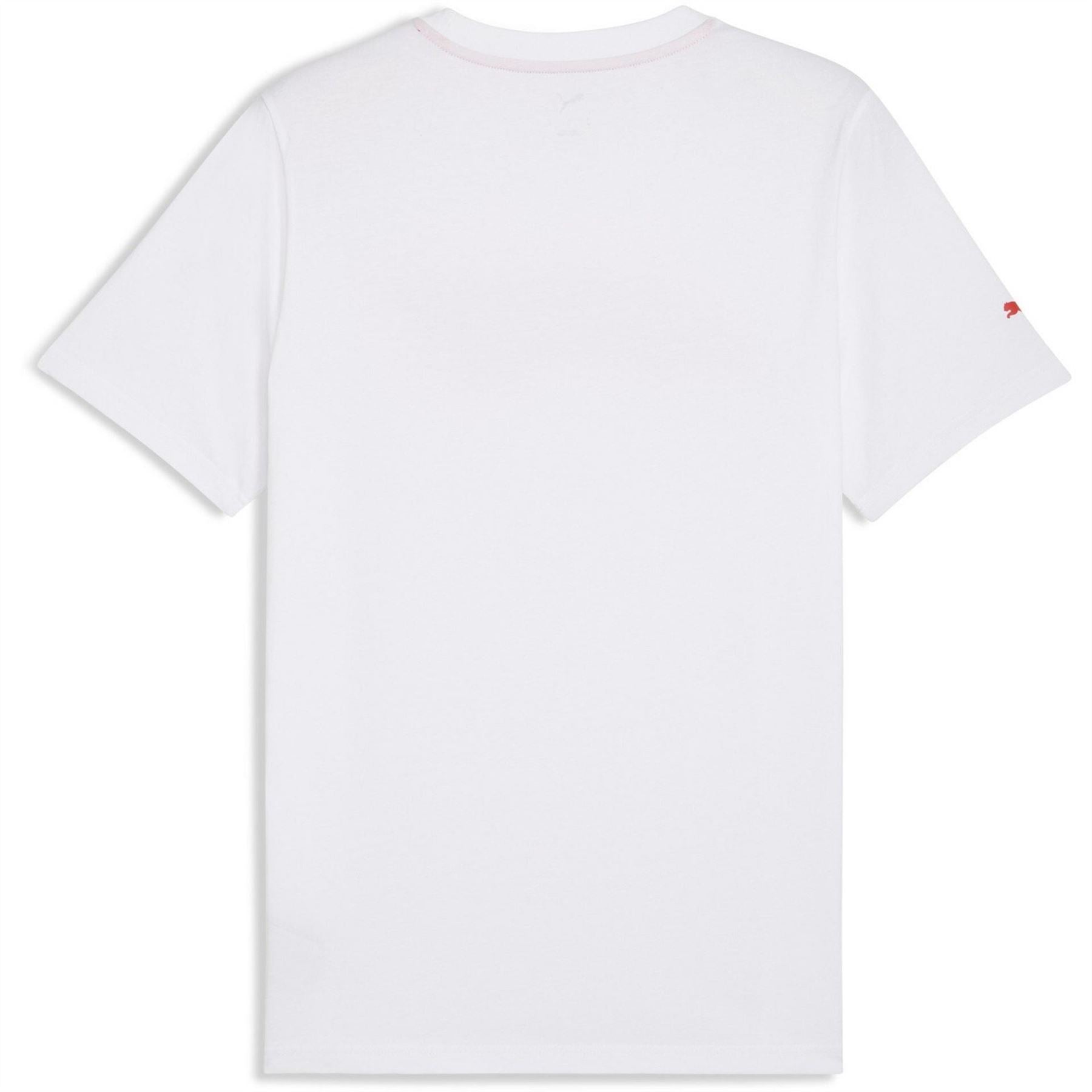 Puma Formula One Printed Logo Crew Neck Short Sleeve T-Shirt