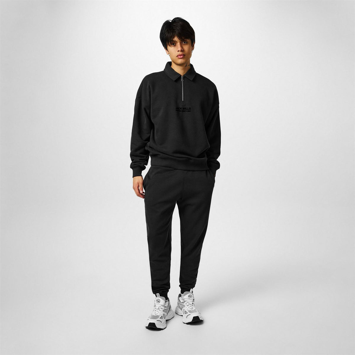 Jack Wills Slouch Quarter Zip Top
