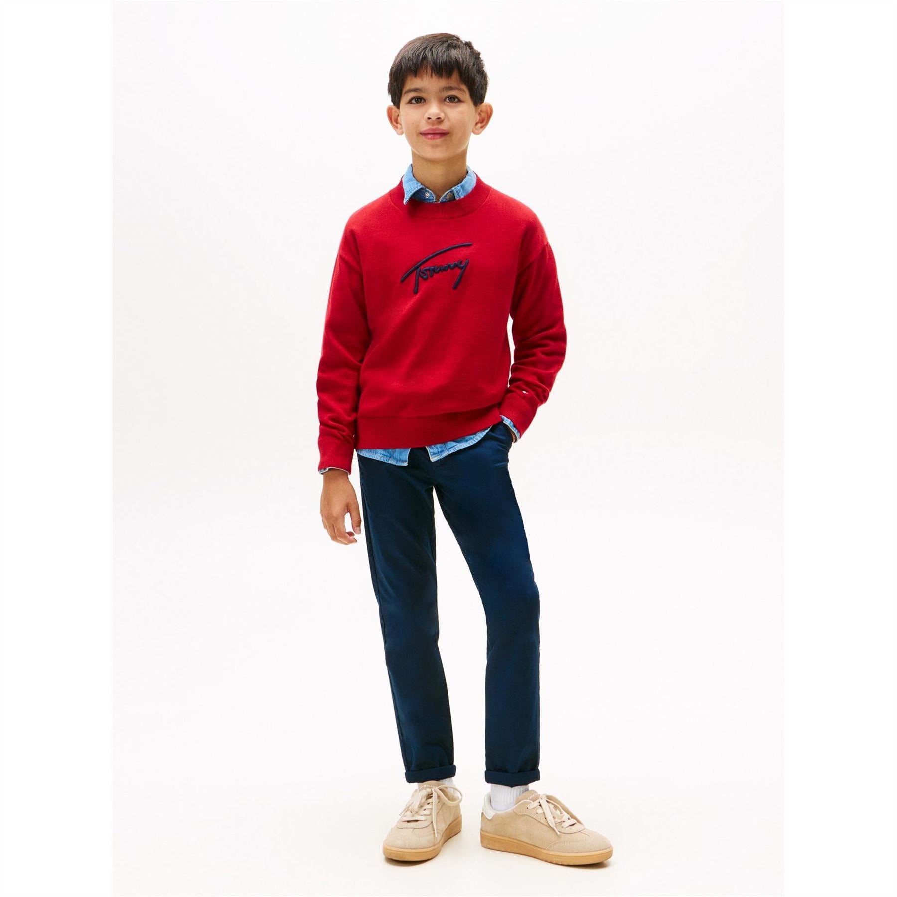 Tommy Hilfiger Adaptable Waistband Durable Chinos