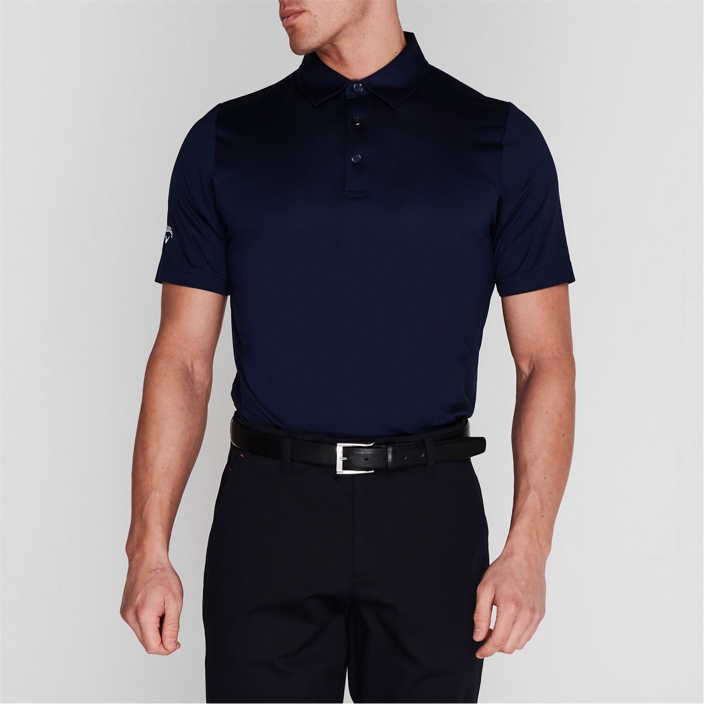 Callaway Mens Solid Polo Shirt