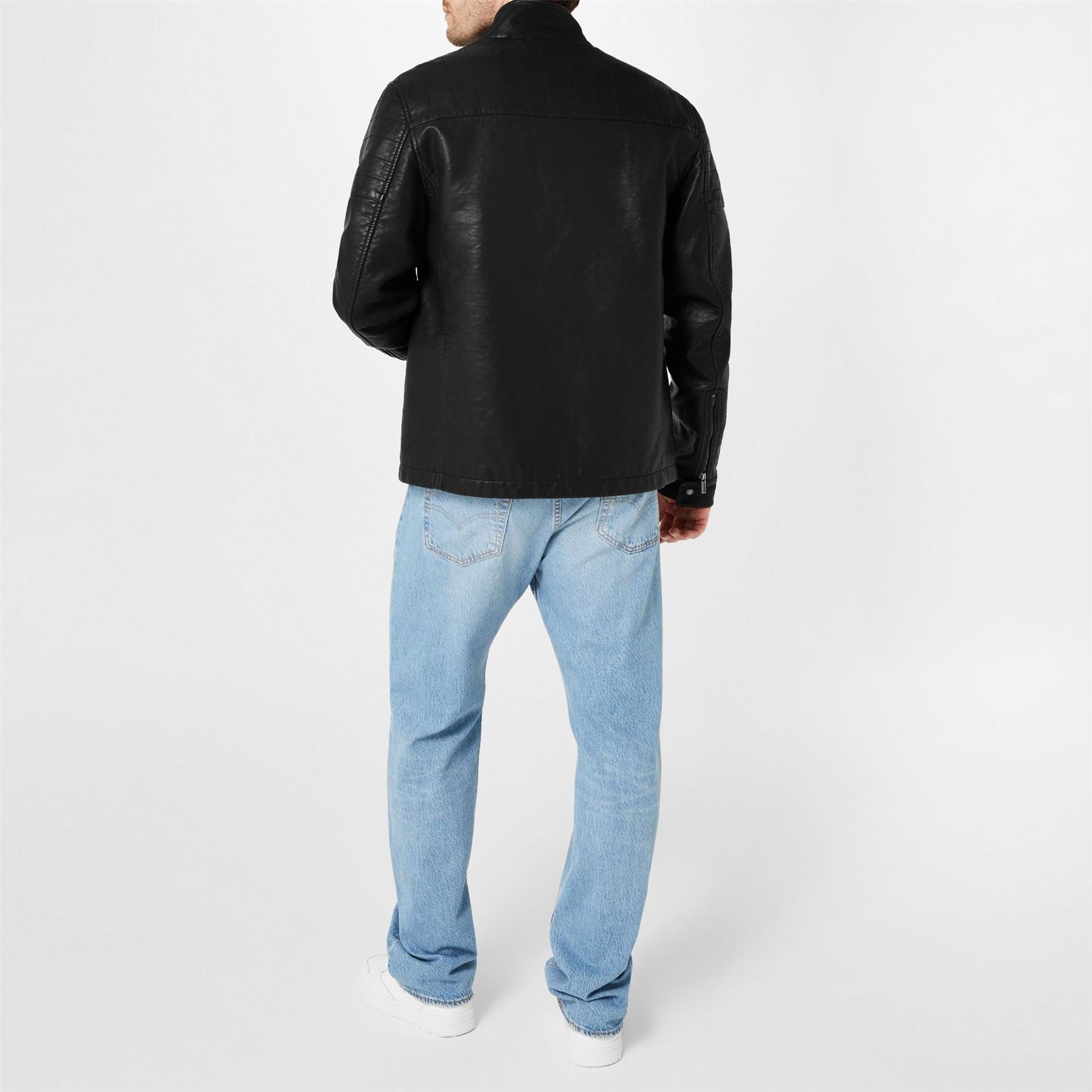 Firetrap  Long Sleeve Faux Leather Jacket