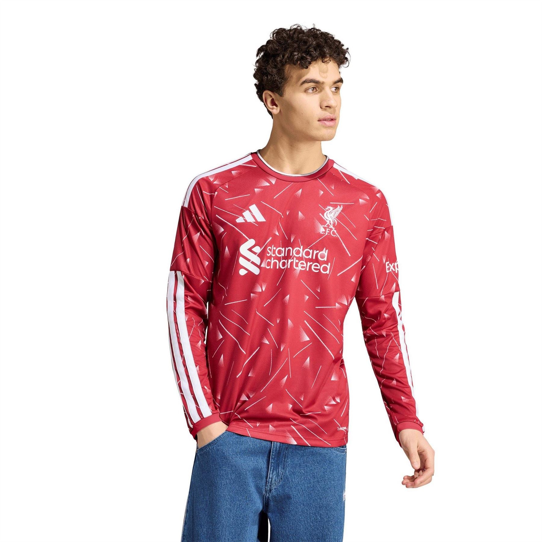 adidas Mens 2026 2027 Home Long Sleeved Shirt