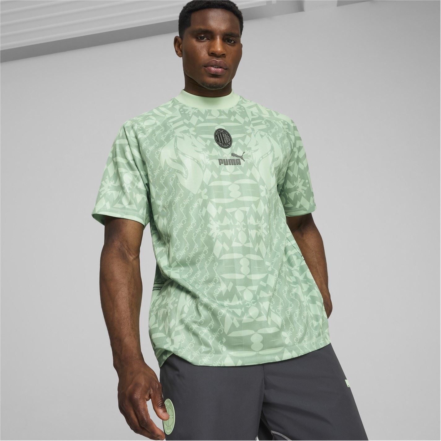 Puma Ac Milan Statement T-Shirt 2024 2025 Adults