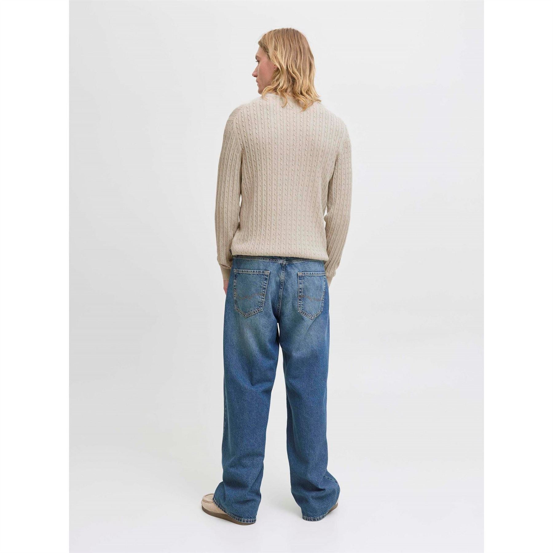 Jack and Jones Mens Cable Knit Jumper