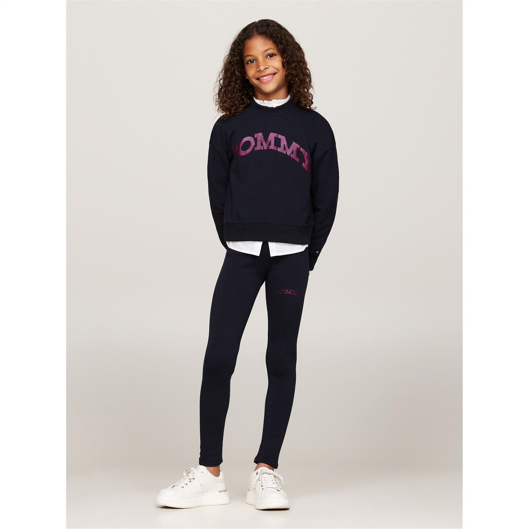Tommy Hilfiger Length Foil Logo Leggings Junior